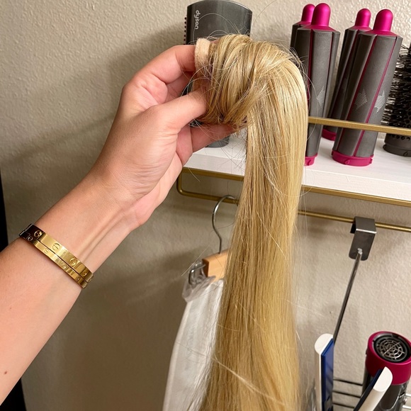 BELLAMI Accessories Womens Hairdo High Up Blonde Ponytail Extension